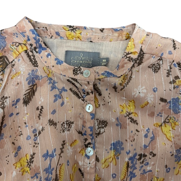 Creamie Midi Dress Pink Floral - Picture 2 of 2